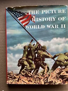 The Picture Story of World War II Coffee Table Book Hardcover Large 1974 Collier - Picture 1 of 14