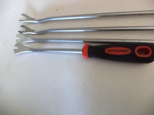 4 NEW PITTSBURGH NAIL & TACK PULLER TOOLS - 19" and 9" long - Picture 1 of 4