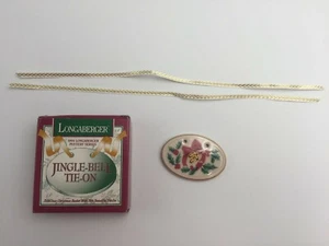 Nueva canasta Longaberger Christmas Jingle Bell 1994 atada - Imagen 1 de 8