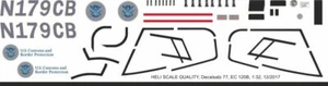 Decal 77 Eurocopter EC 120B Homeland Security N179CB - Picture 1 of 2