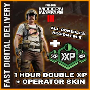 Call Of Duty Modern Warfare 3 Burger King MW3 Skin 🔥X1 CODE🔥 +1 Hour Double XP