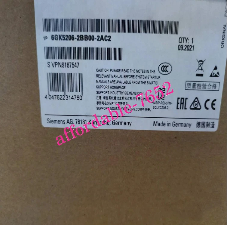 1 PC New  SIEMENS Module 6GK5206-2BB00-2AC2 DHL or FedEx - Image 1 of 1