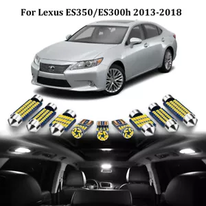 14x White LED Interior Light Package Kit for Lexus ES350 ES300h 2013-2018 - Picture 1 of 12
