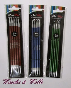 KnitPro Zing Aluminium Nadelspiel 15 cm - Bild 1 von 1