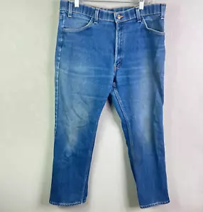 Pantalones de mezclilla de acción vintage Levi’s 547 naranja lengüeta para hombre 38 x 31 azules lavado medio - Imagen 1 de 17