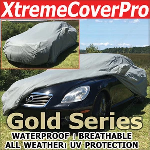 2013 2014 2015 LEXUS ES350 ES300h Waterproof Car Cover w/ Mirror Pocket grey - Picture 1 of 10