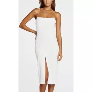MAURIE AND EVE Eve Niyol Midi Dress White Size 4 - Picture 1 of 15