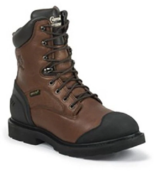 New Chippewa Men's 8" Heavy Duty Oiled Waterproof Lace-Up Boots SZ 14 55214 - Image 1 of 1