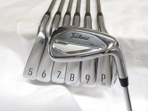 Used Titleist T350 Iron Set 5-PW+48* TT AMT Red R300 Regular Flex Steel Shafts - Picture 1 of 9