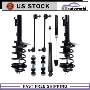 For 2006 2007 Ford Focus Front Struts Assembly Rear Shock Absorbers Sway Bars - Picture 1 of 5