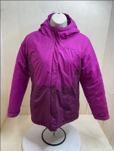 Women's Pink Purple Columbia Coat Size Large Hooded 218-0418-02154 - Picture 1 of 8
