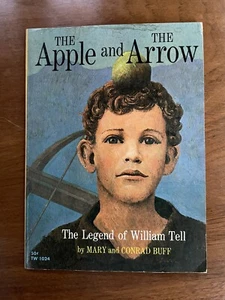 The Apple and the Arrow Mary and Conrad Buff Vtg 1st Printing 1967 Scholastic - Imagen 1 de 6