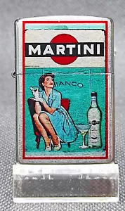Original Zippo / ein Zippo-Unikat mit Druck-Motiv / Martini - Bild 1 von 5