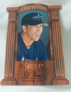1996 Select Pinnacle Claim To Fame Insert Jeff Bagwell 7 Of 20  1/2100🔥