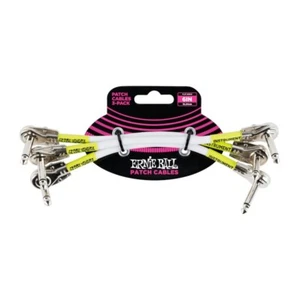 ERNIE BALL EB6052 Patch Cable Flat Weiß 15cm ❘ Gitarrenkabel ❘ PVC - Bild 1 von 1