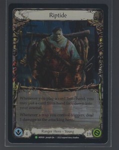 Flesh and Blood Riptide Promo HER081 Rainbow Foil FaB TCG Card