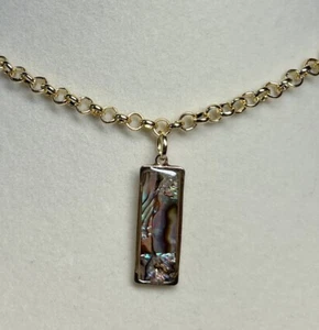 Ciondolo Ciondolo Conchiglia Di Perla Stile Boho Chic Collana Strato! - Foto 1 di 5