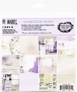 49 And Market Collection Pack 6x6" VINTAGE ARTISTRY COLORS - LILAC VAC32709 - Picture 1 of 1