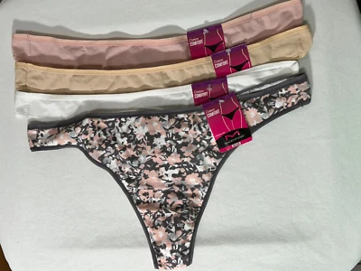 Maidenform Thong Bikini Underwear S M L XL XXL Cotton Comfort Panties Womens - Image 1 of 4
