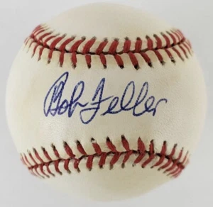 Bob Feller Signed Autograph Official American League OAL Baseball JSA Indians - Picture 1 of 4