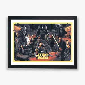 Póster/impresión artística de película vintage de Star Wars - Imagen 1 de 3