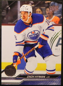 2023-24 23/24 Upper Deck Series 1 #68 Zach Hyman Edmonton Oilers
