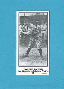1915 M101-5 The Sporting News ristampa #22 Bobbie Byrne (Philadelphia Nationals) - Foto 1 di 1