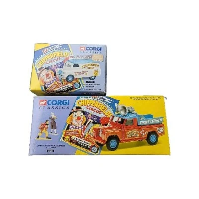 Lot Of 2 Corgi Classics Die Cast chipper CIRCUS Public Address Booking Vehicle - Image 1 of 4