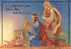 Frohe Weihnachten weise Männer Wir drei Könige East Joni Eareckson Tada Grußkarte - Bild 1 von 3