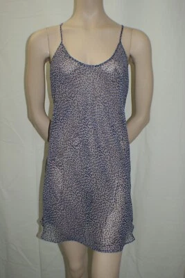 Vestido de dormir Valentino Intimo Neiman Marcus roxo estampa de chita tamanho M - Imagem 1 de 4