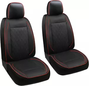 Front Seat Cover for Nissan, Piping Leather Seat Protectors Custom Fit Nissan Ro - Picture 1 of 9