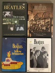 The Beatles 4 DVDs Lot Yellow Submarine/1st US Visit/Beginning2End/Tony Sheridan - Picture 1 of 2