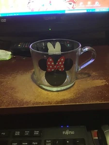 DISNEY MINNIE MOUSE GLASS  MUG BIRTHDAY CHRISTMAS IN FAVOUR OF THE LADIES - Picture 1 of 1
