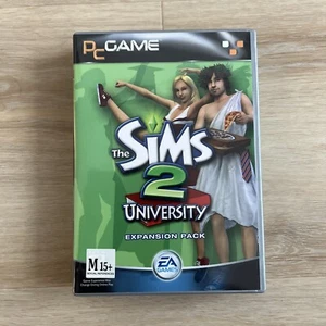 The Sims 2 University - Expansion Pack - PC Game Bigger Box - 2 Disc Set - Picture 1 of 7