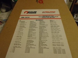 96-99 chevy pontiac lumina gran prix   engine gasket set sealed power 260-1873t - Picture 1 of 3