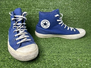 All Star Converse Chuck Taylor UK 11 - Scarpe da ginnastica alte unisex in tela blu - Foto 1 di 17