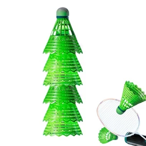 6PCS Glow LED Badminton Shuttlecocks Glow in The Dark Light Up Shuttle-Cocks - Picture 1 of 12