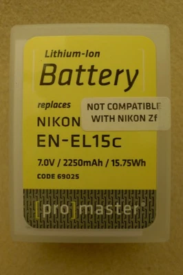 Battery EN-EL15c for Nikon DX Cameras - Image 1 of 2