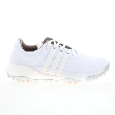 Zapatos de golf deportivos Adidas Tour360 22 GV9662 para mujer de cuero blanco con cordones Foto 1 de 4