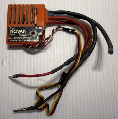 Vintage Team Novak T-1X Esc Tempfet Speed Control RC10 Traxxas VTG Rc Truck Car - Image 1 of 4