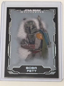 2016 Topps Star Wars Masterwork Boba Fett #9 Silber #/99 - Bild 1 von 2