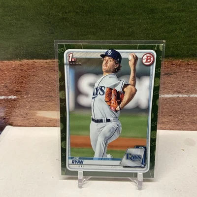 2020 Bowman Joe Ryan 1st Bowman Prospects Camo #BP-117 Twins - Image 1 of 2