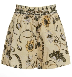 Ulla Johnson Size 12 Rowan Breezy Flowy Belted Cotton Shorts 100% Cotton - Bild 1 von 10