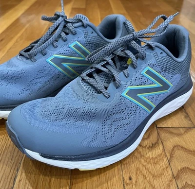 Zapatillas para correr New Balance talla 10 para hombre 680V7 gris azul espuma fresca nuevas sin caja Foto 1 de 4