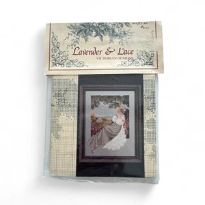 Lavender & Lace Nantucket Rose Counted Cross Stitch Pattern Victorian LL20 - Picture 1 of 2