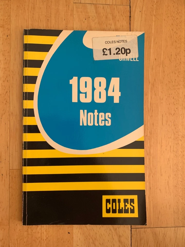 Coles Notes: 1984 by George Orwell - Image 1 of 1