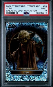 2024 Topps Chrome Star Wars Hyperspace Yoda Dust Refractor /75 SSP Pop 1 - Picture 1 of 2