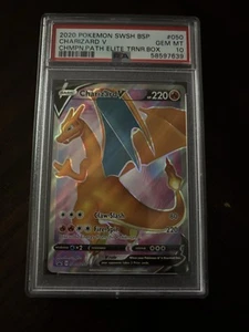 Charizard V SWSH050 SWSH: Sword & Shield Promo Cards Holo PSA 10 - Picture 1 of 2