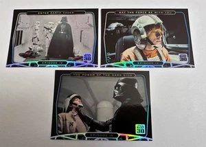  Star Wars 30th Anniversary Celebration Europe Refractor Promo Card Set C1 C2 C3 - Picture 1 of 5
