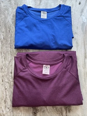 (Lot Of 2) Athletic Works Women's Long Sleeve Activewear Shirts Size XL (16-18) — 第 1/4 张图片